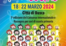 Busca si conferma piccola capitale dell’educazione alla musica con la settima edizione del Concorso canoro internazionale per scuole primarie in programma da lunedì  18 a venerdì 22 di marzo