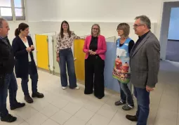 Questa mattina il sindaco, Marco Gallo, e gli assessori Lucia Rosso, Beatrice Aimar, Diego Bressi, Ezio Donadio hanno visitato la scuola paritaria dell’Infanzia Don Becchis 