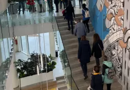I cittadini  visitatori hanno dimostrato molto interesse e apprezzamento per l’opera