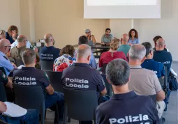 Un momento della riunione di coordinamento