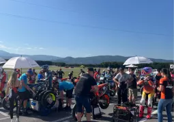 Un momento durante la preparazione 