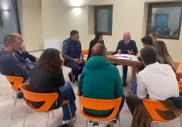 Un momento della giunta svoltasi a Valmala