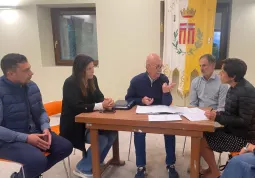 Un momento della giunta svoltasi a Valmala