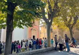 La Cappella e l'antistante area verde