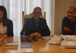 Il sindaco Ezio Donadio e gli assessori Bressi e Rosso
