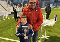 L’Assessore allo Sport Diego Bressi durante le premiazioni