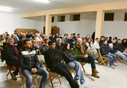 Il gruppo podistico durante le premiazioni