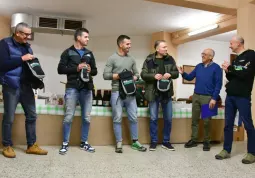 Un momento durante le premiazioni