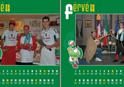 Il calendario della Pallavolo: nei negozi e in municipio... gli atleti della prima squadra in posa nei luoghi degli sponsor