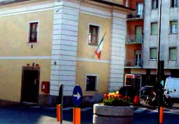 La sede della sezione Ana di Busca, in piazza Savoia
