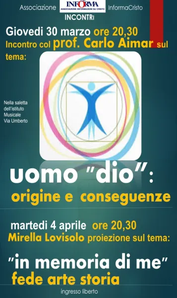 Due incontri su temi della fede