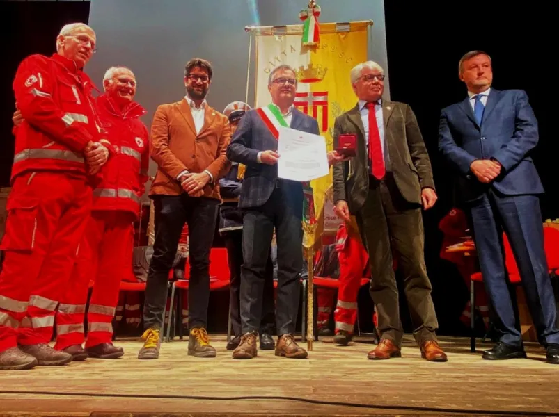 Alla Città di Busca la Medaglia d’oro al Merito della Croce Rossa Italiana