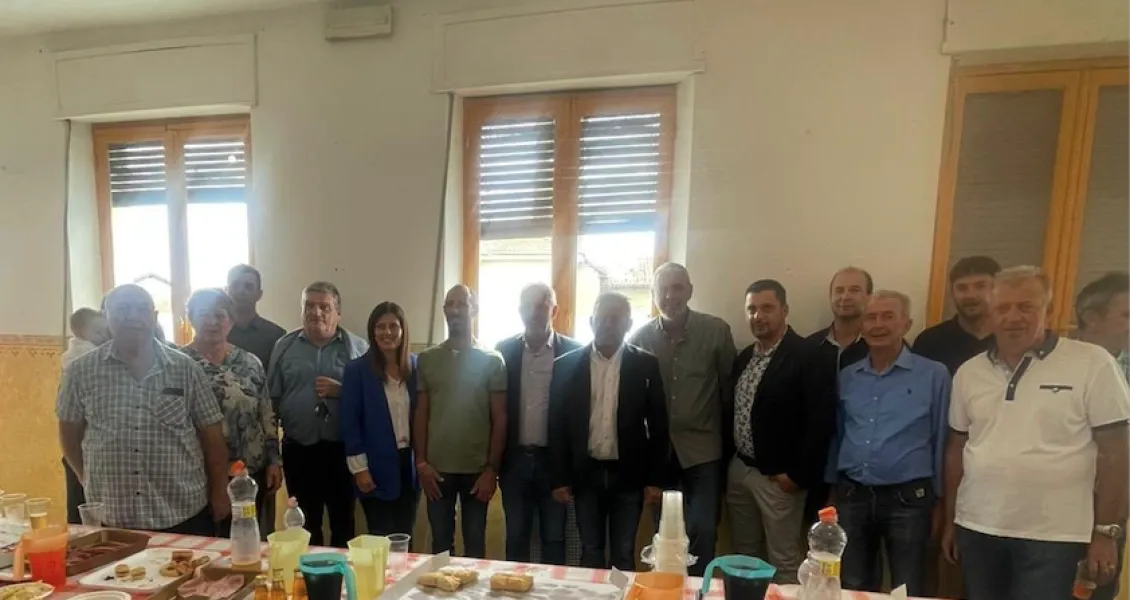 Presenti per il Comune di Busca, l'assessora Lucia Rosso e Bruno Olivero, per il Comune di Tarantasca, il sindaco Giancarlo Armando e l'assessore Dario Busso e il consigliere Claudio Tallone
