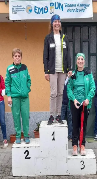 Il podio Sf 60 e oltre 
