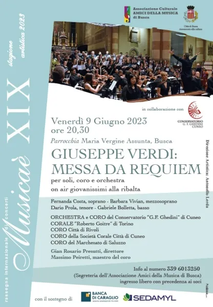 La locandina del concerto