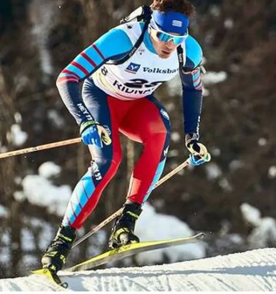 Nicolò Giraudo, da anni fra i primi in Italia in questa impegnativa discliplina sportiva invernale