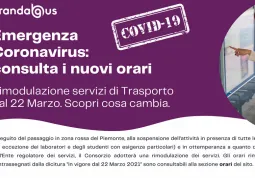 Gli orari rimodulati, contrassegnati dalla dicitura «in vigore dal 22 marzo 2021», sono consultabili sul sito www.grandabus.it