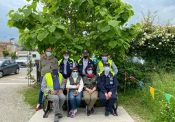 I rappresentati della associazioni che hanno partecipato al Girotondo di famiglie