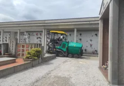 Lavori al cimitero di Castelletto