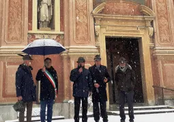 Il sindaco, Marco Gallo, e l'assessore al Volotariato, Ezio Donadio,Insiem con il resto della Giunta Comunale, hanno reso omaggio al prestigiso sodalizoni che da tanti anni risponde sempre Presente. pronto a dare una mano sia negli eventi lieti che nelle emergenze