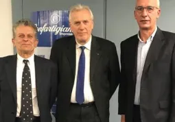 Il buschese Claudio Berardo, a destra, è entrato a far parte del direttivo nazionale di Confartigianato Trasporti