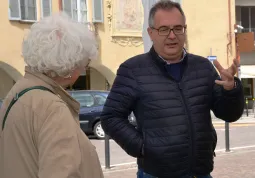 Il sindaco Marco Gallo con la presidente regionale di Italia Nostra Adriana My