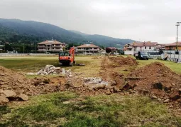 Avvato il cantiere del nuovo campo da calcio sintetico 