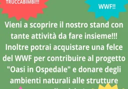 Sabato in piazza della Rossa iniziativa benefica della Cri con il WWFa favore del progetto Oasi in ospedale