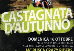 Il 16 ottobre castagnata al Moto Club Crazy Riders