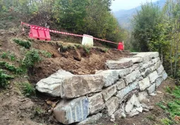 Lavori a Valmala dopo i danni della pioggia