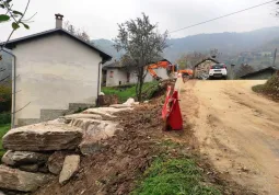 Lavori in birgata Chiaplin a Valmala