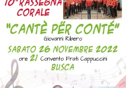 Decima rassegna corale Canté per conté