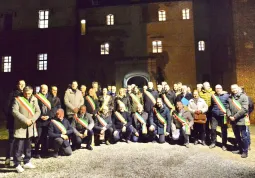 I rappresentanti dei Comuni che hanno dato al pre-adesione al progetto