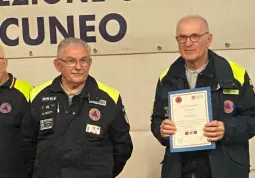 Premiata la Protezione civile comunale di Busca per l'opera svolta durante la pandemia