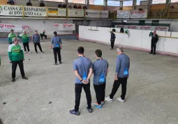Un momento della partita di ieri