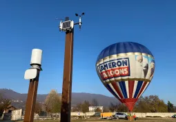 La stazione meteo nel parco dell'Ingenio