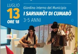 Domani spettacolo per bambini dai 3 ai 5 anni