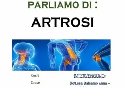 Il 28 novembre incontro sull'artrosi