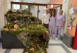 Il presepe all'Hospice di Busca