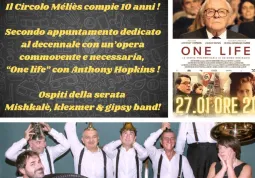 Sabato 27 gennaio “One Life” di James Hawes con l’introduzione della band klezmer e gipsy Mishkalé