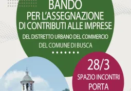 Giovedì 28 maggio presentazione del bando per i contributi alle imprese commerciali