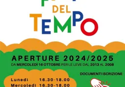 L’orario dello spazio aggregativo, riservato ai giovani  delle leve dal 2013 al 2008, è dalle ore 16.30 alle ore 18.00 al lunedì, mercoledì e venerdì