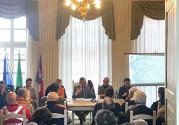 L'incontro con i Sindaci e le componenti del C.O.M. 5, Centro Operativo Misto di Busca