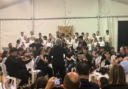 I ragazzi del corso musicale e del Coro Cantallegrando dell’IC 
