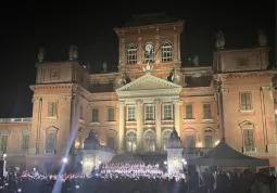 L'esibizione dei giovani musicisti a Racconigi