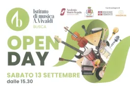 L'Open Day sabato 13 settembre