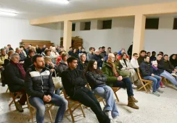 Il gruppo podistico durante le premiazioni
