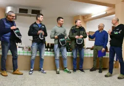 Un momento durante le premiazioni
