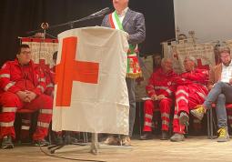 Consegna alla Città  della Medaglia d’oro al Merito della Croce Rossa Italiana 